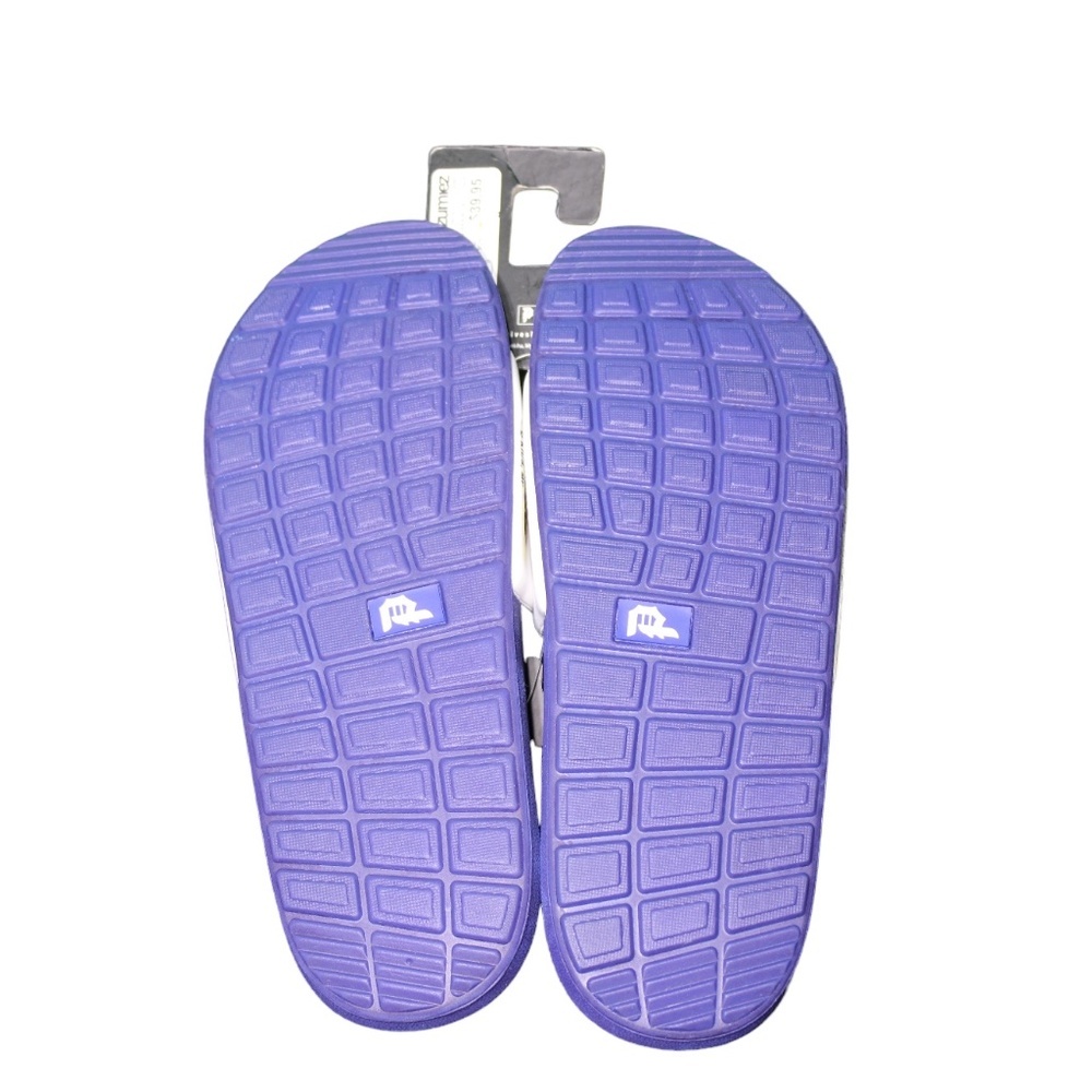 My Hero Academia Slide Sandals White/Navy - Picture 2 of 5